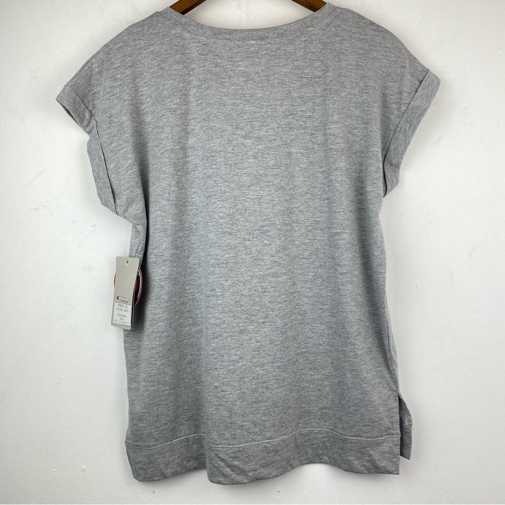 Colosseum size Medium Women’s Ohio State Buckeyes OSU Gray Short Sleeve Tee - Picture 6 of 6